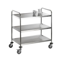 Chariot de service inox